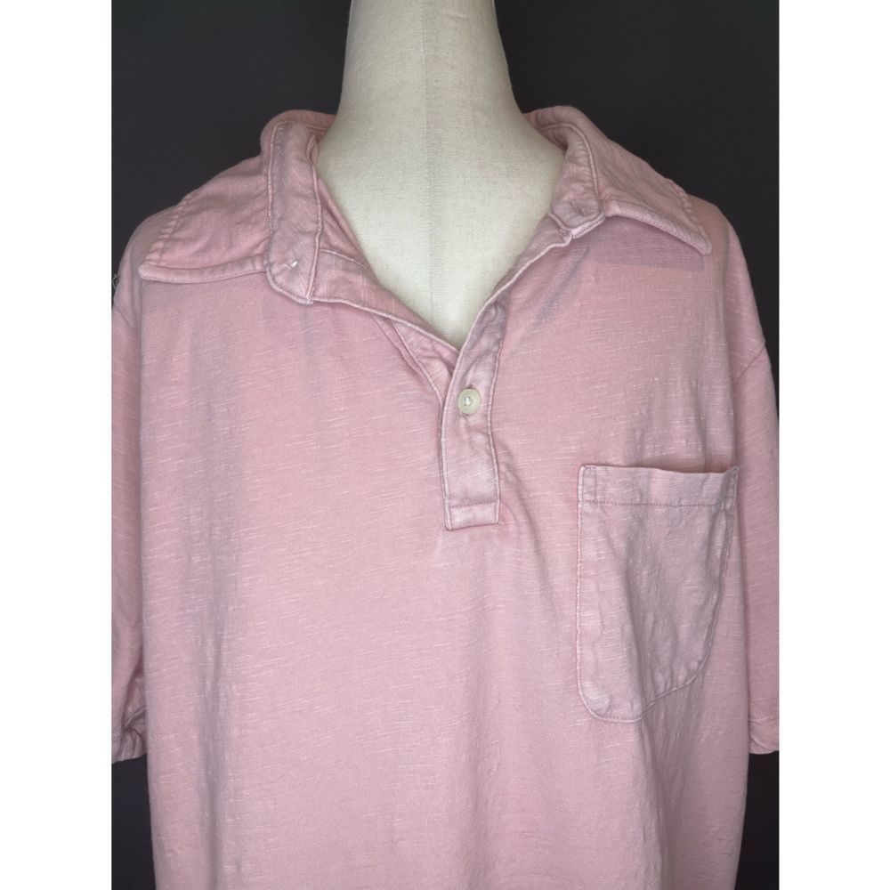GOODFELLOW & CO pale blush polo style shirt